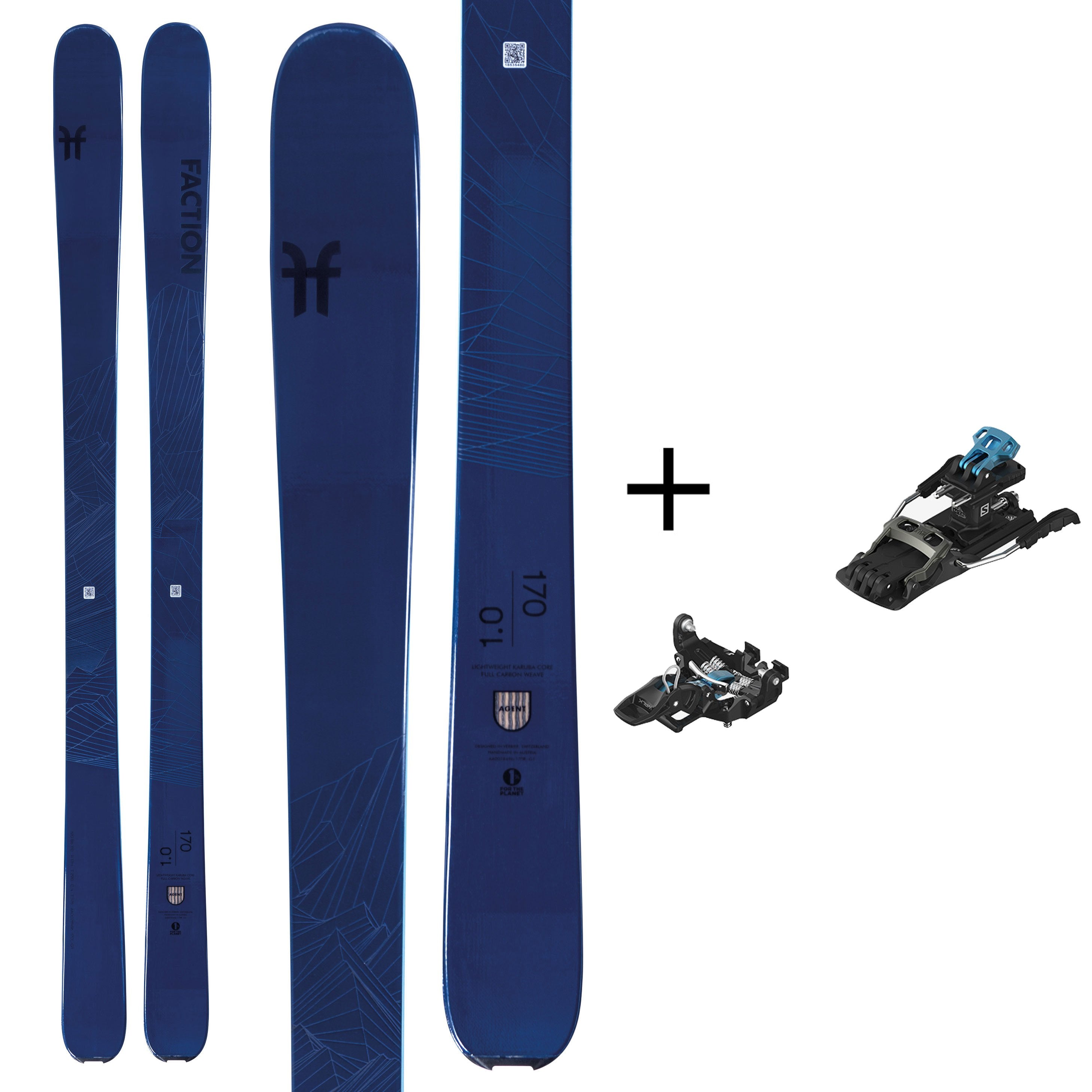 Agent 1.0 with Salomon MTN Tour Binding