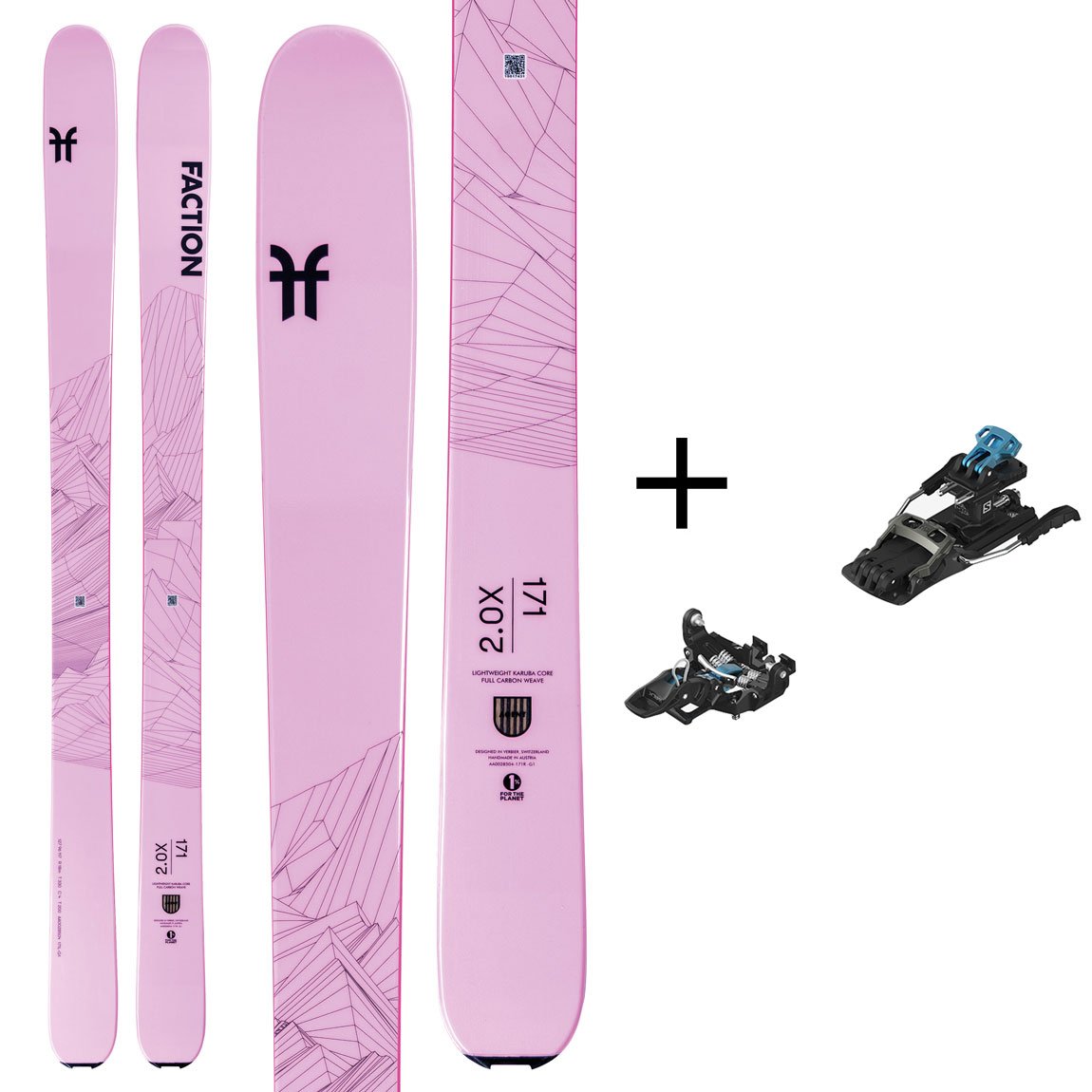 Agent 2.0X with Salomon MTN Tour Binding